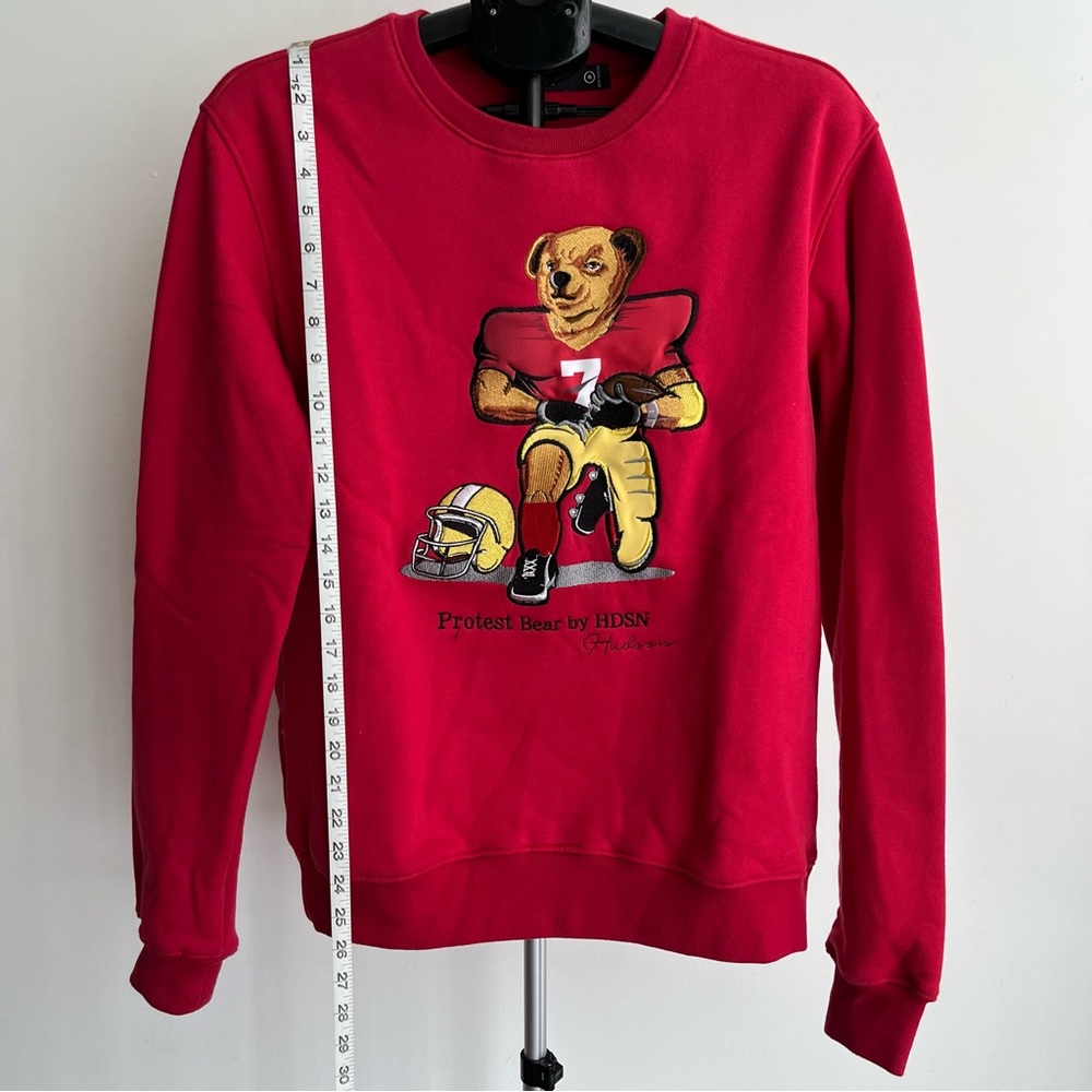 Hudson Football Bear Sweater